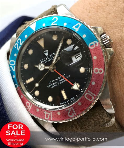 rolex gmt master pepsi 16750|vintage Rolex 1675 for sale.